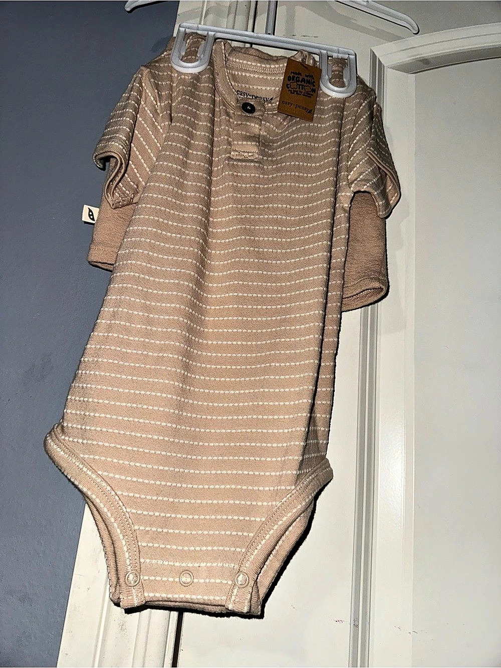Hanna Andersson Striped Bodysuit Set Baby 24M NWT